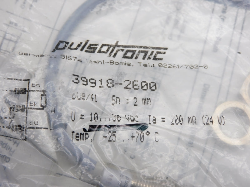 PULSOTRONIC ISSC 39918-2600 9918-2600 10-30VDC NSMP