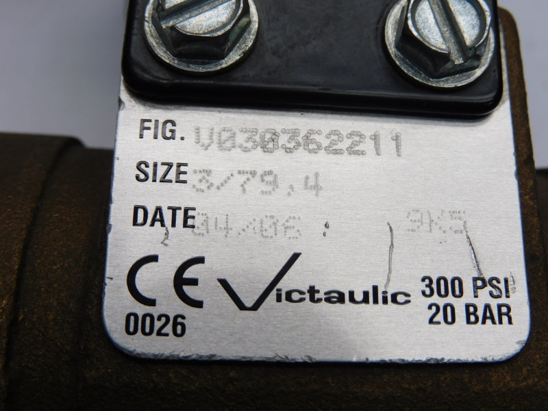 VICTAULIC V030362211 300PSI 3/79.4" NSNP