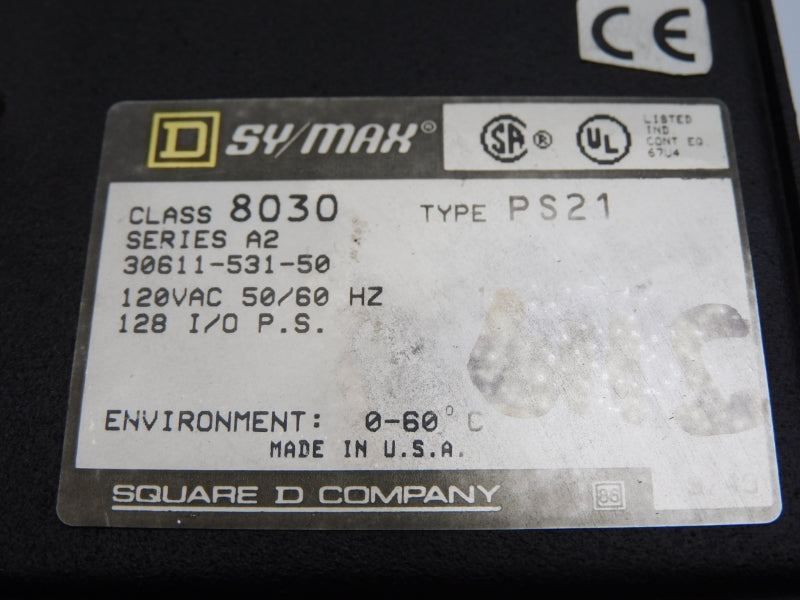 SQUARE D 8030PS21 SER. A2 120VAC UNMP