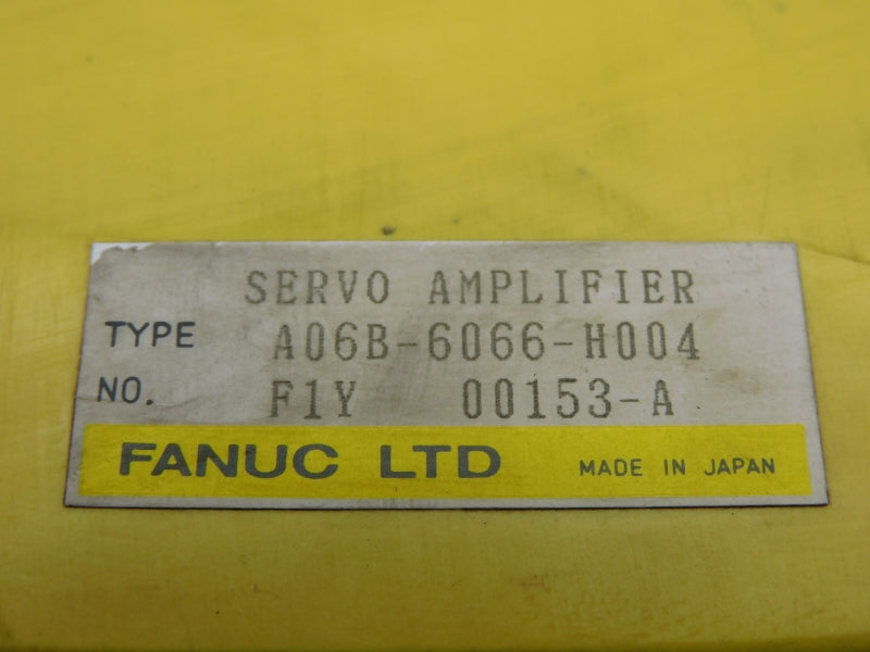 FANUC A06B-6066-H004 (AS PICTURED) UNMP