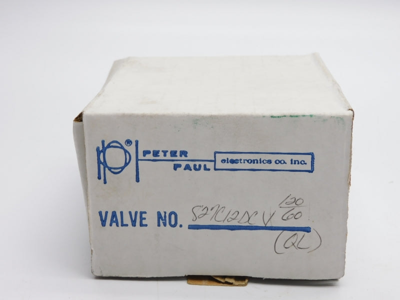 PETER PAUL 827C12DCV 120V 0-100PSI 5/8" NSMP