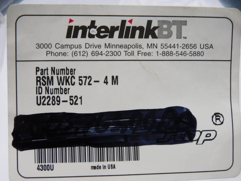 INTERLINKBT RSMWKC572-4M U2289-521 NSMP
