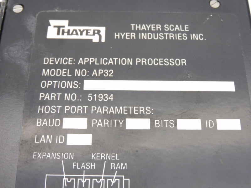 THAYER AP32 51934 UNMP
