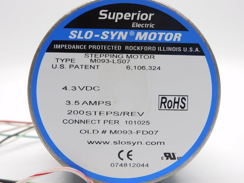 SUPERIOR ELECTRIC M093-LS07 4.3VDC 3.5A NSNP