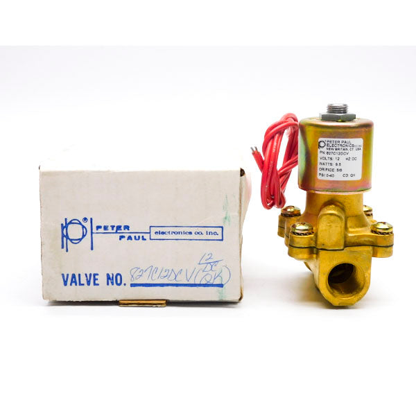 PETER PAUL 827C12DCV 12V 0-40PSI 5/8" NSMP
