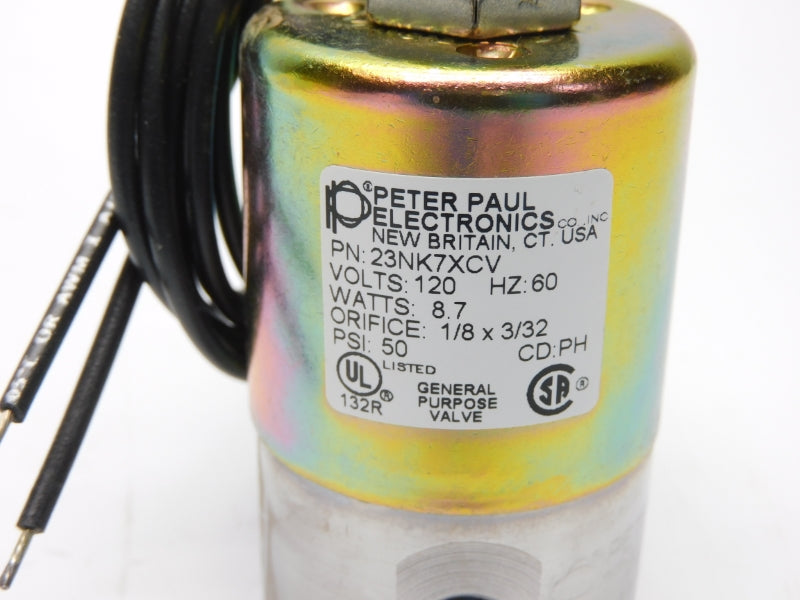 PETER PAUL 23NK7XCV 120V 50PSI 1/8" NSMP