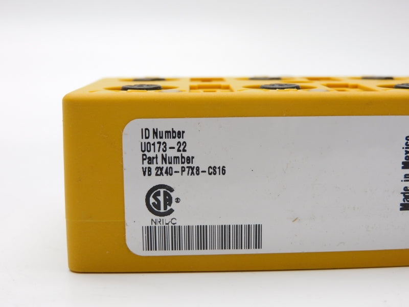 TURCK VB2X40-P7X8-CS16 U0173-22 10-48VDC 7A NSMP