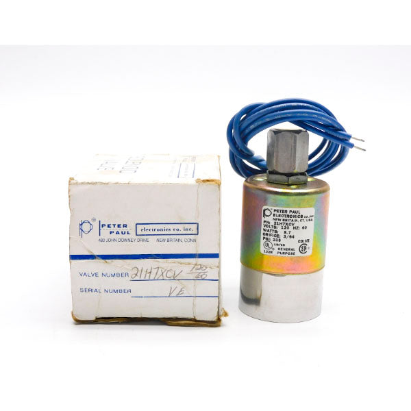 PETER PAUL 21H7XCV 120V 235PSI 3/64" NSMP