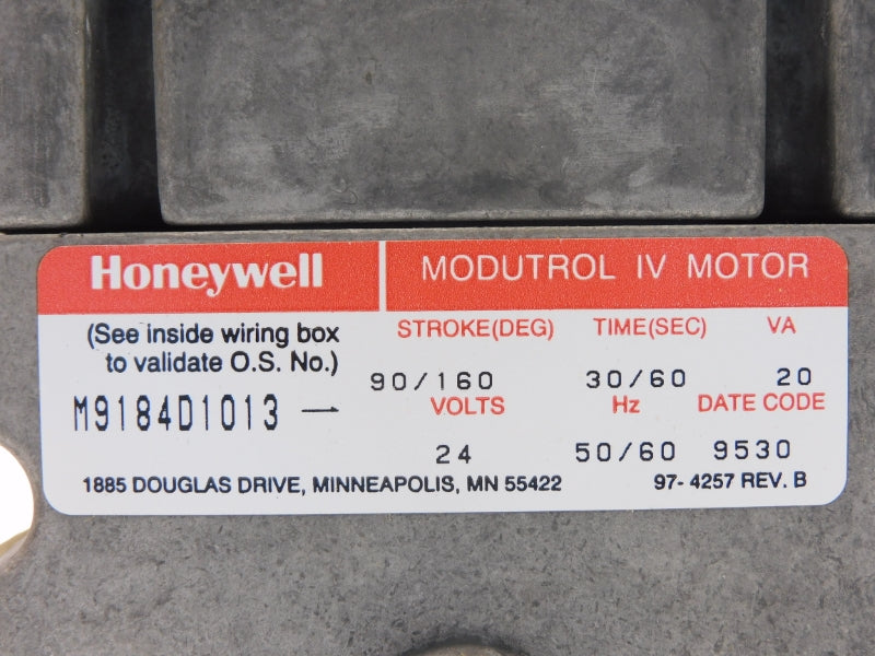 HONEYWELL M9184D1013 24V 30/60S NSMP