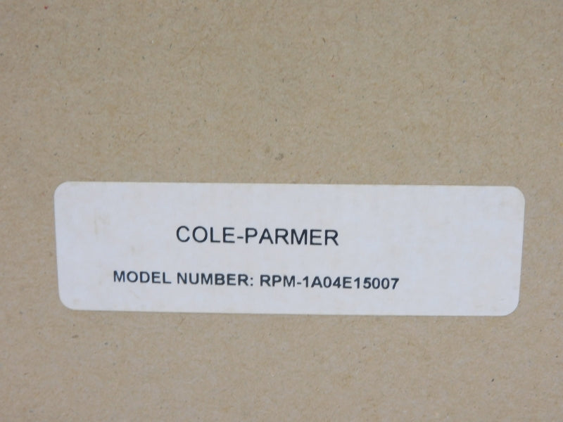 COLE-PARMER RPM-1A04E15007 120/240VAC 0.3A NSMP