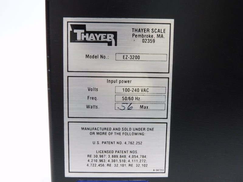 THAYER EZ-3200 100-240VAC UNMP