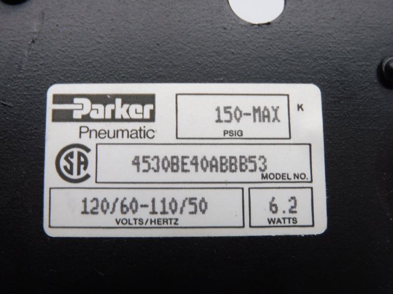 PARKER 4530BE40ABBB53 110/120V 150PSI NSNP