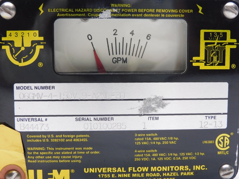 UFM 06GMV-4-150V.9-A2NL-3D 480VAC 15A NSNP