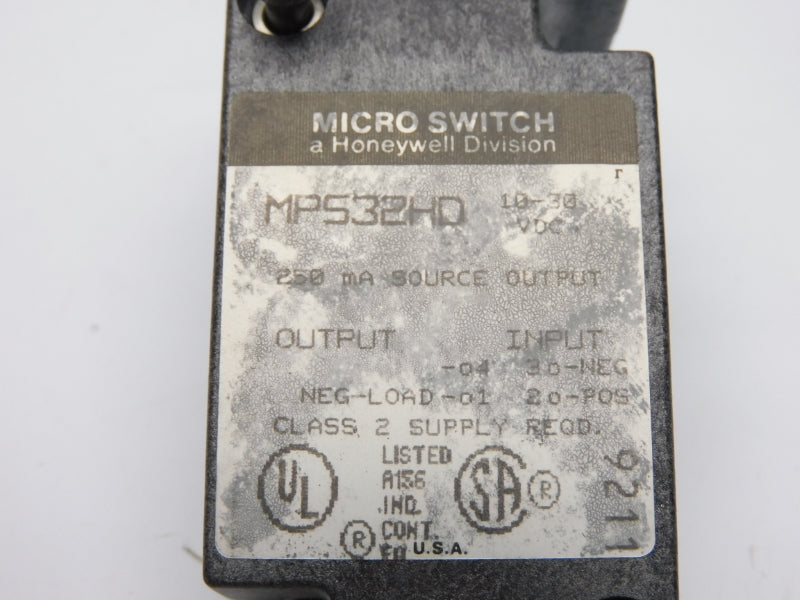MICRO SWITCH MPS32HD 10-30VDC UNMP