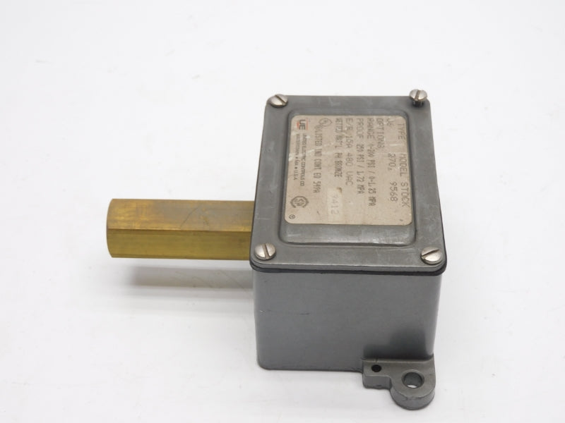 UNITED ELECTRIC J6-270 480VAC 15A 0-200PSI NSNP