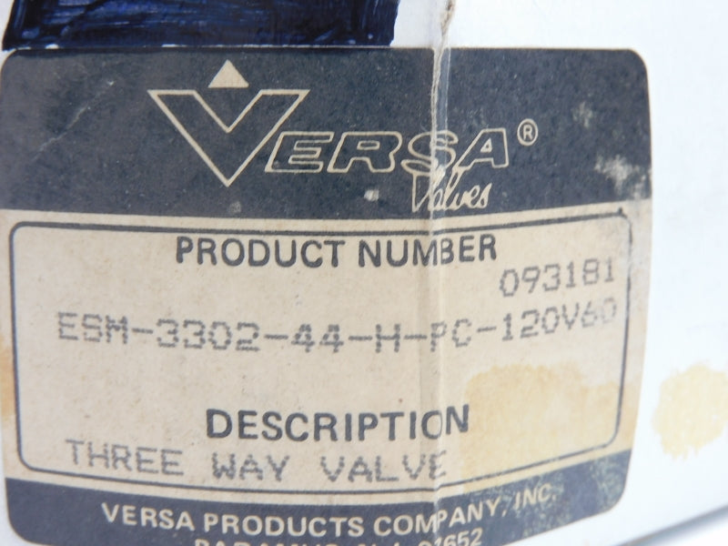 VERSA ESM-3302-44-H-PC-120V60 120V 0-100PSI NSMP