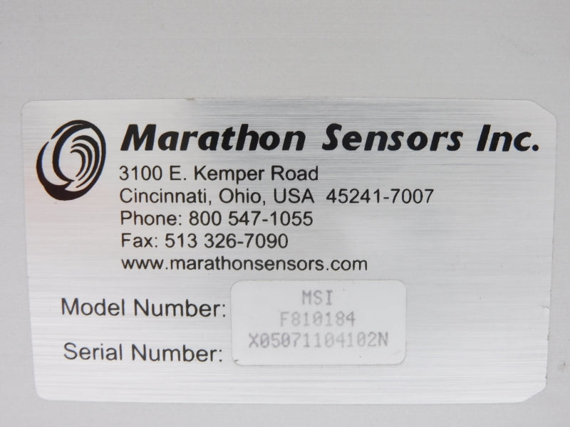 MARATHON SENSORS F810184 100-240VAC 3.15A NSNP