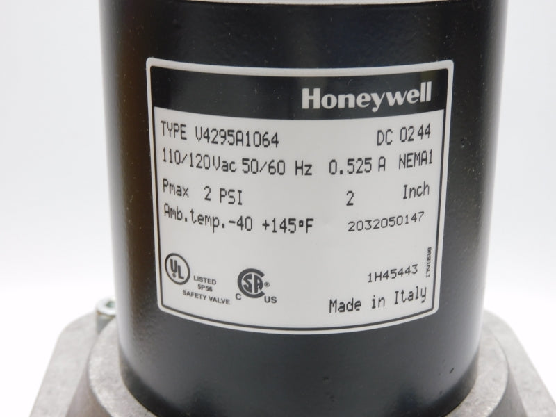 HONEYWELL V4295A1064 110/120VAC 0.525A 2PSI 2" NSMP
