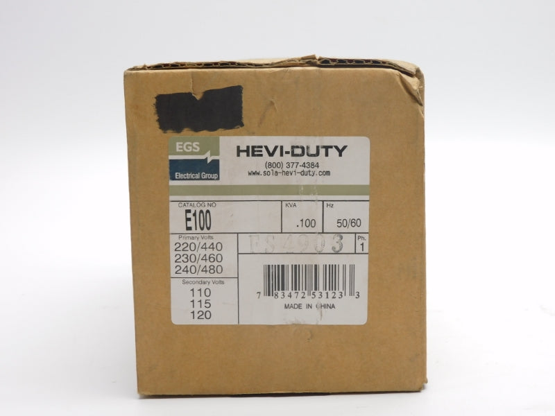 HEVI-DUTY E100 240/480V NSMP