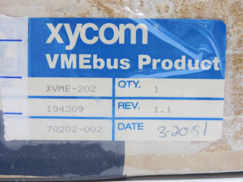 XYCOM XVME-202 70202-002 NSMP