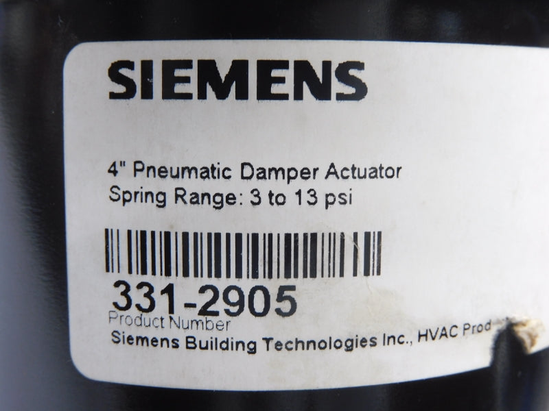 SIEMENS 331-2905 060616 3-13PSI 4" NSNP