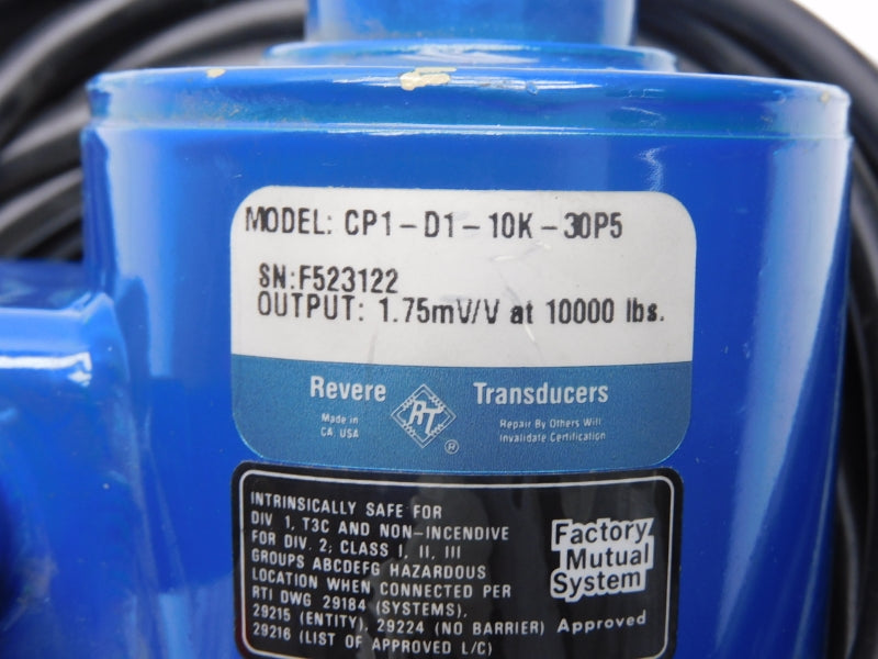 REVERE TRANSDUCERS CP1-D1-10K-30P5 NSNP