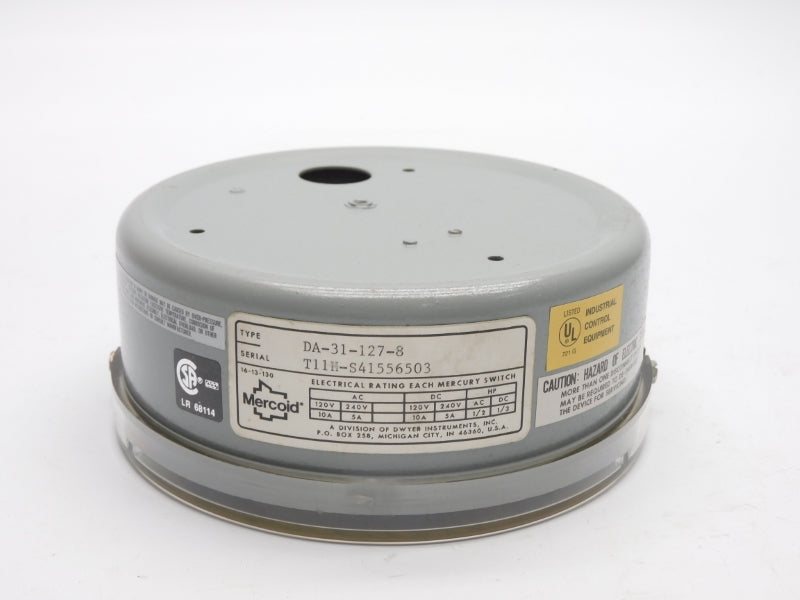 MERCOID DA-31-127-8 240VAC/DC 10A UNMP