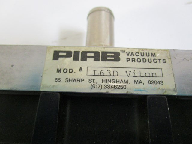 PIAB VACUUM PUMP L63D 32.01.004 (AS PICTURED) *USED*