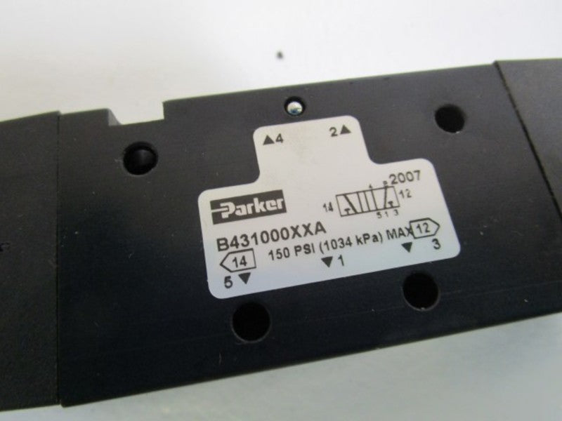 PARKER AIR PILOT VALVE B431000XXA *NEW NO BOX*