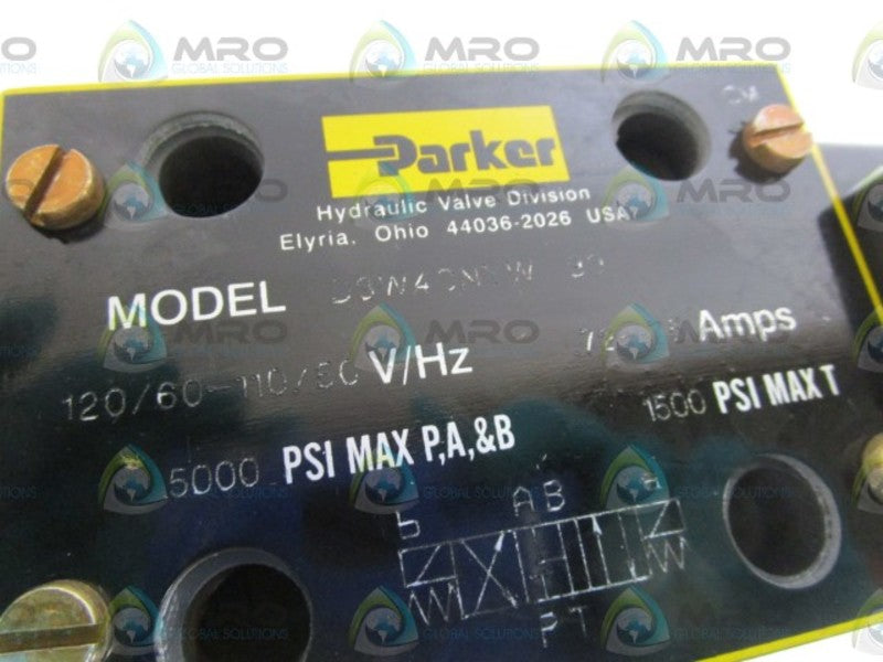 PARKER D3W4CNYW 110-120V 0.72-0.75A 5000PSI *NEW IN BOX*