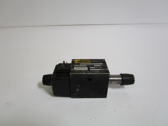 PARKER D3W4CNYW 110-120V 0.72-0.75A 3000PSI *AS IS*