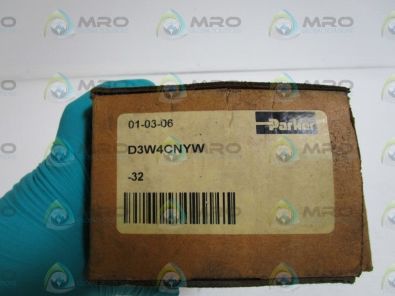 PARKER D3W4CNYW 110-120V 0.72-0.80A 5000PSI (MISSING COIL)  *NEW IN BOX*