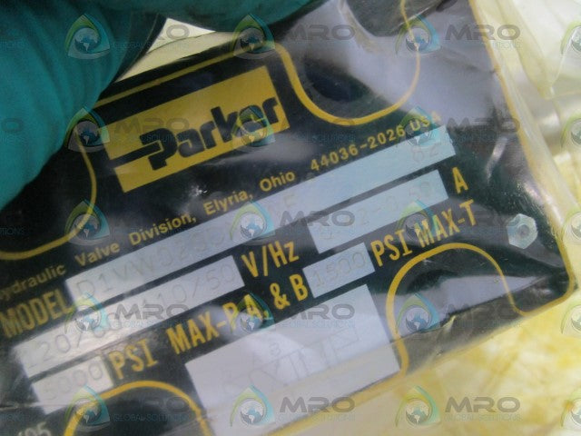 PARKER DIRECTIONAL CONTROL VALVE D1VW020DNYWF-82 *NEW IN BOX*