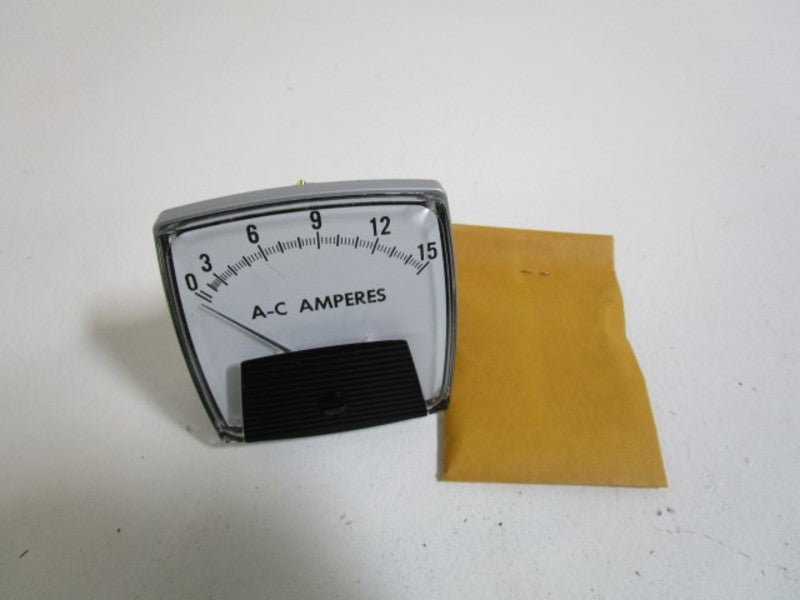 GENERAL ELECTRIC PANEL METER 0-15A 250340NDND *NEW IN BOX *