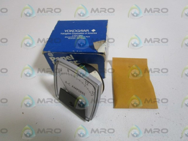 GENERAL ELECTRIC PANEL METER 0-15A 250340NDND *NEW IN BOX *
