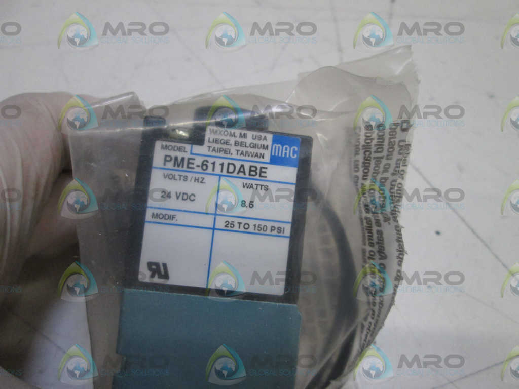 MAC PILOT VALVE PME-611DABE *NEW IN BOX*