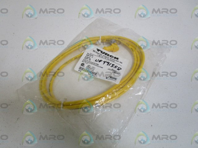TURCK WKB3T-2 MOLDED CORDSET *NEW IN FACTORY BAG*