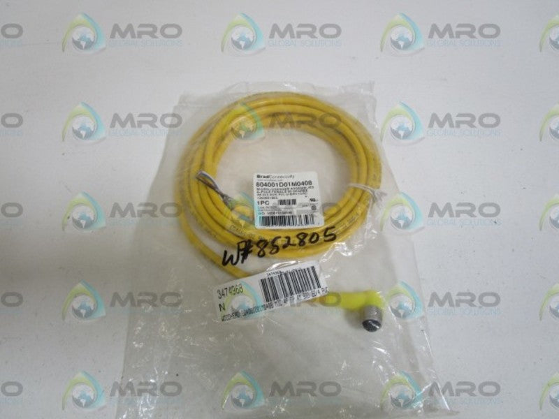 BRAD CONNECTIVITY FEMALE CORD 804001D01M0408 * NEW IN FACTORY BAG *