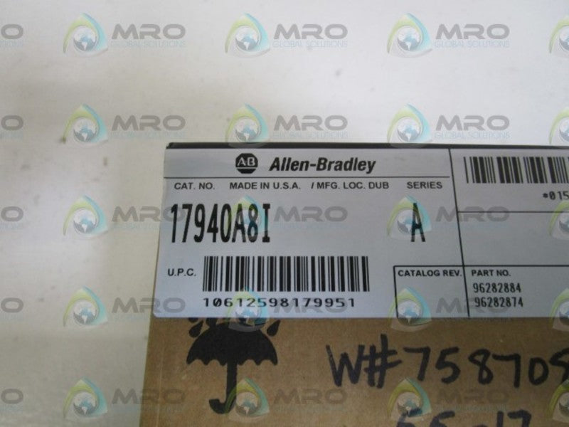 ALLEN BRADLEY 1794-OA8I SER. A DATE: 2008 * FACTORY SEALED *