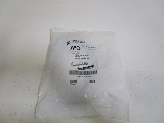 AUTOMATION DIRECT CABLE CONNECTOR CD08-0A-070-A1 * NEW IN FACTORY BAG *
