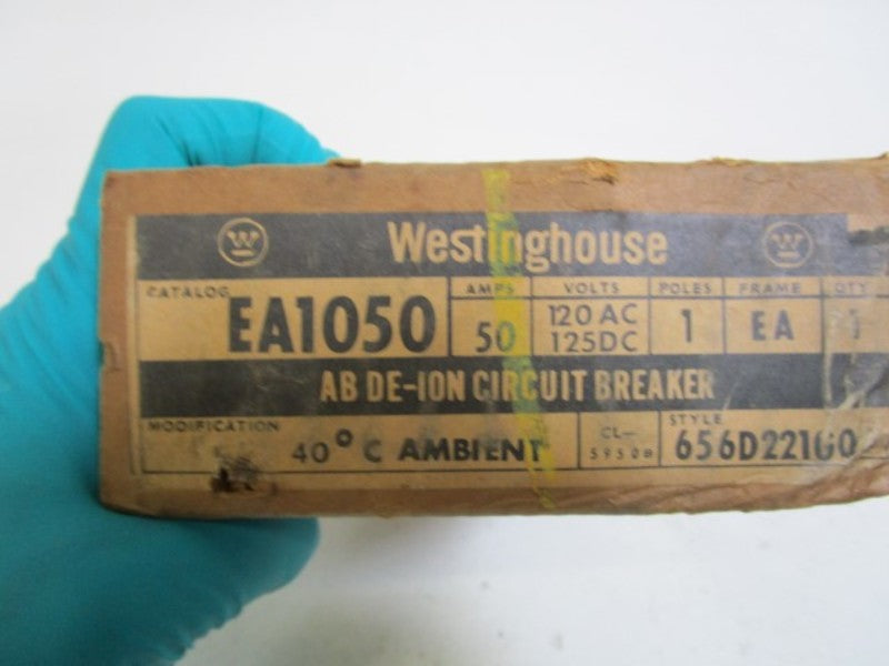 WESTINGHOUSE CIRCUIT BREAKER EA1050 *NEW IN BOX*