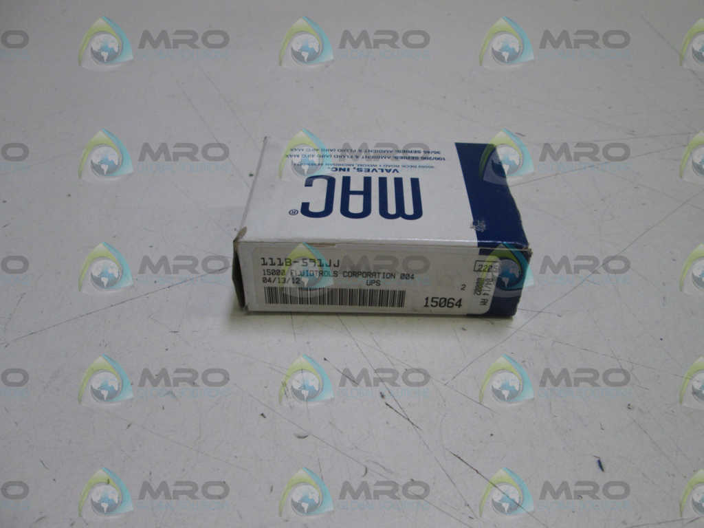 MAC VALVE 111B-591JJ *NEW IN BOX*