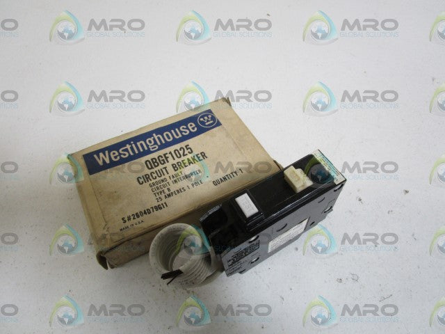 WESTINGHOUSE CIRCUIT BREAKER QBGF1025 *NEW IN BOX*