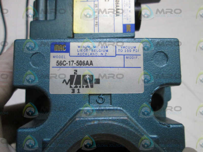 MAC VALVE 56C-17-506AA/130B-506AAAA *NEW NO BOX*