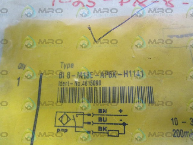 TURCK PROXIMITY SENSOR BI8-M18E-AP6X-H1141 *NEW IN FACTORY BAG*
