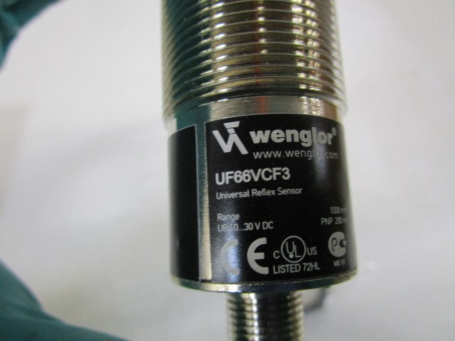 WENGLOR UNIVERSAL REFLEX SENSOR UF66VCF3 *NEW IN BOX*