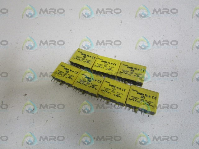 LOT OF 7 GORDOS INPUT RELAY MODULE IAC5 *USED*
