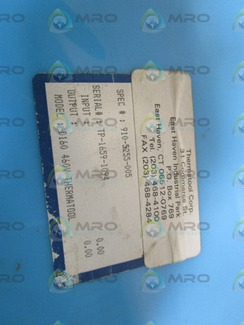 THERMATOOL CORP. D160 460V *USED*