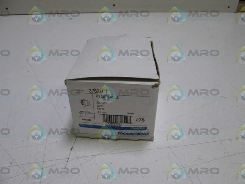 THOMAS & BETTS RECEPTACLE 3763U-1 *NEW IN BOX*