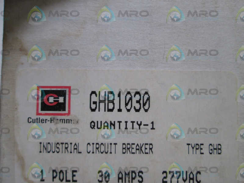 CUTLER HAMMER GHB1030 CIRCUIT BREAKER * NEW IN BOX *